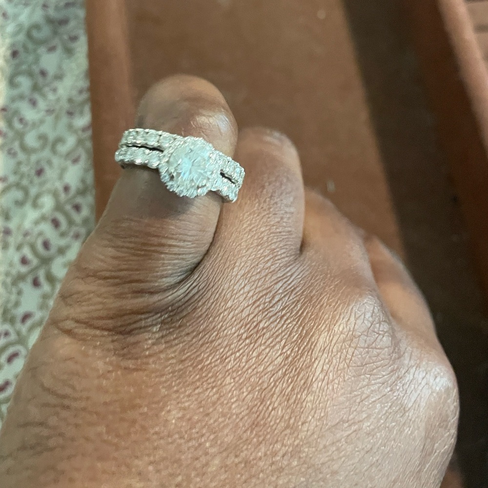 Verragio White Gold Women's Ring Set